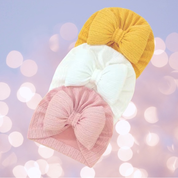 Other - Baby Bow Decorative Turban Hats